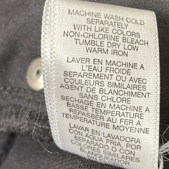 Michael Michael Kors Black Women’s Flare Stud Side Button pants Jeans Size 6 - Picture 11 of 16